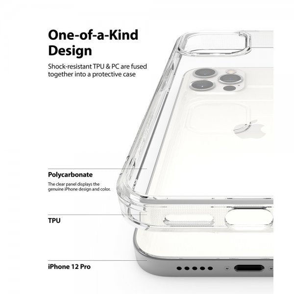 Ringke iPhone 12/iPhone 12 Pro Suojakuori Fusion Clear