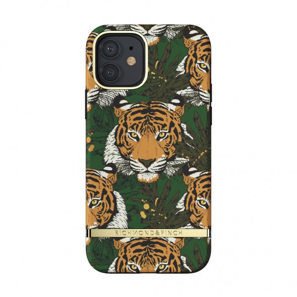 Richmond & Finch iPhone 12/iPhone 12 Pro -kuori Green Tiger