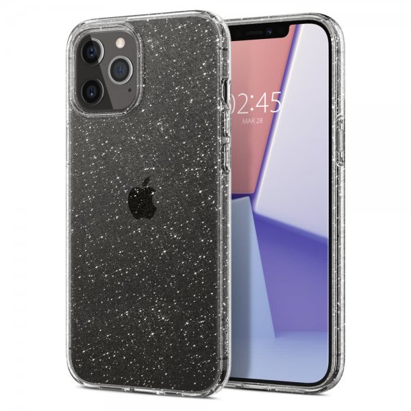 Spigen iPhone 12/iPhone 12 Pro Kuori Liquid Crystal Glitter Crystal Quartz