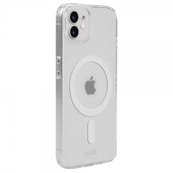 holdit iPhone 12/iPhone 12 Pro Kuori MagSafe Case Valkoinen Läpinäkyvä