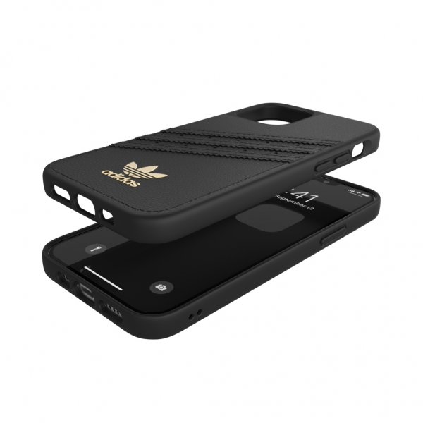 Adidas iPhone 12/iPhone 12 Pro Suojakuori Moulded Case PU Premium Musta