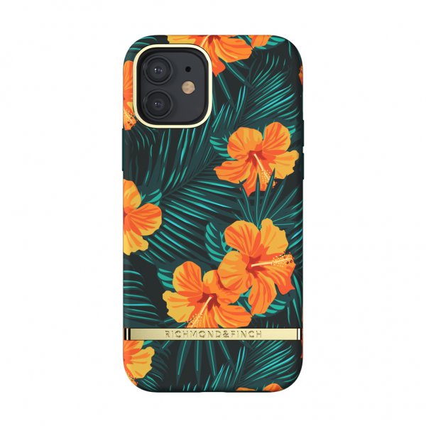 Richmond & Finch iPhone 12/iPhone 12 Pro Kuori Orange Hibiscus