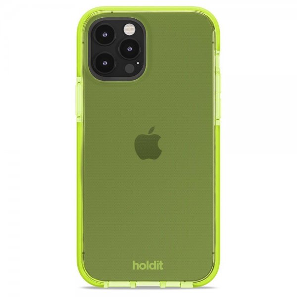holdit iPhone 12/iPhone 12 Pro Kuori Seethru Acid Green