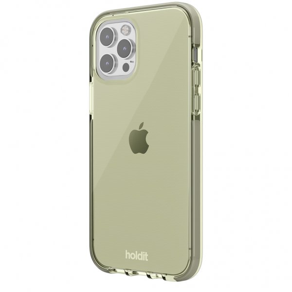 holdit iPhone 12/iPhone 12 Pro -suojakuori Seethru Khaki Green