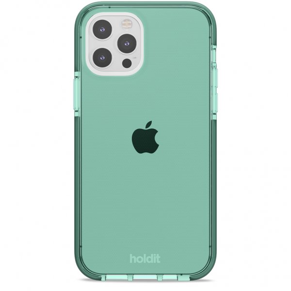 holdit iPhone 12/iPhone 12 Pro -kuoret Seethru Moss Green