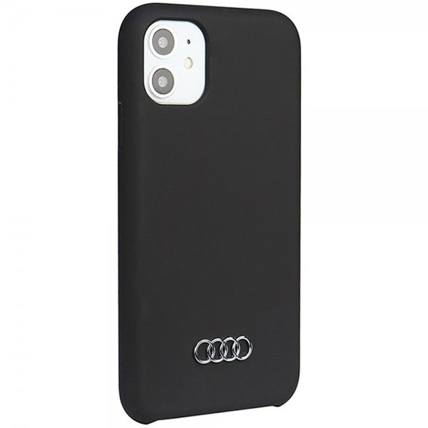 Audi iPhone 12/iPhone 12 Pro Suojakuori Silikoni Musta