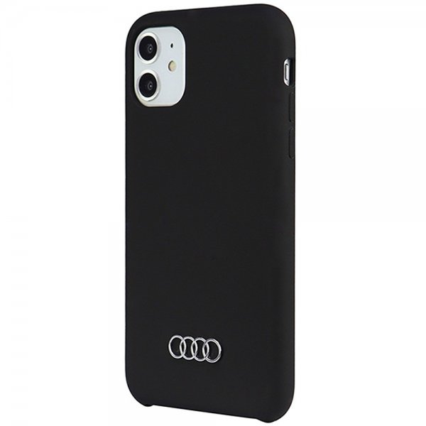 Audi iPhone 12/iPhone 12 Pro Suojakuori Silikoni Musta