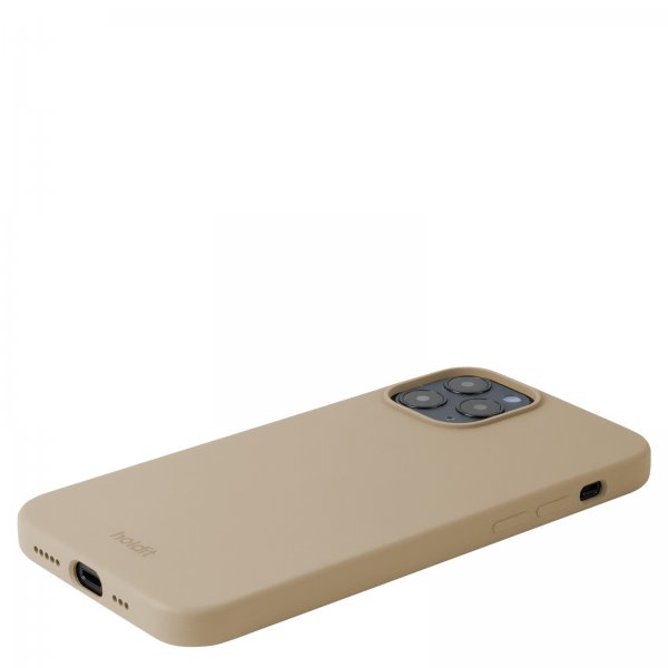 holdit iPhone 12/iPhone 12 Pro Silikonikuori Latte Beige