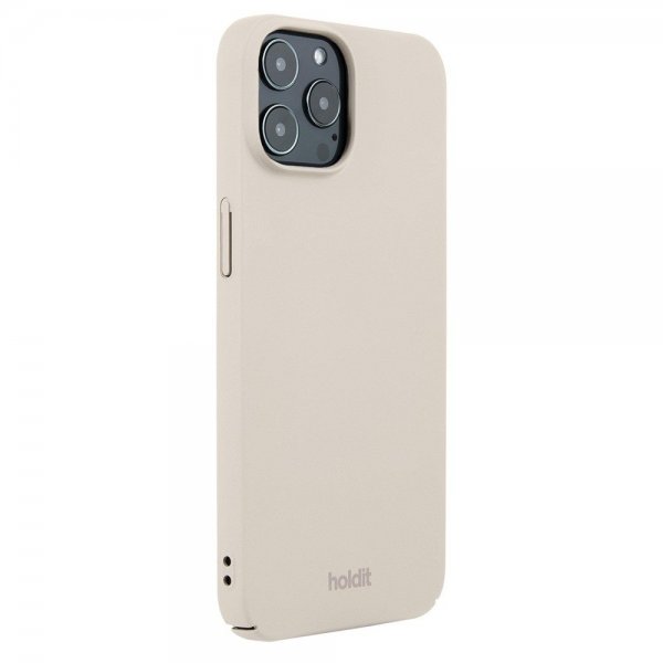 holdit iPhone 12/iPhone 12 Pro Kuori Slim Case Light Beige