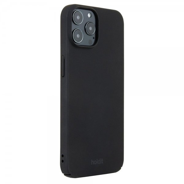 Holdit iPhone 12/iPhone 12 Pro Kuori Slim Case Musta