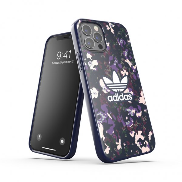 Adidas iPhone 12/iPhone 12 Pro Suojakuori Snap Case Graphic AOP Collegiate Navy/Active Purple