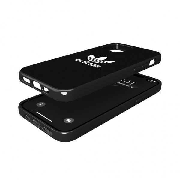 Adidas iPhone 12/iPhone 12 Pro Snap Case Trefoil Musta