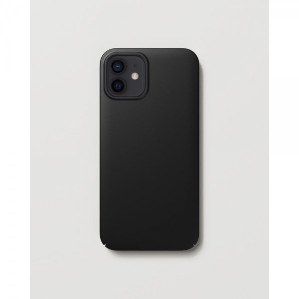 Nudient iPhone 12/iPhone 12 Pro Kuori Thin Case MagSafe Ink Black
