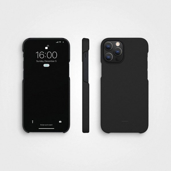 agood company iPhone 12/iPhone 12 Pro Kuori Kasvipohjainen Charcoal Black