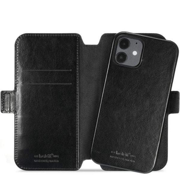holdit iPhone 12/iPhone 12 Pro Kotelo Berlin Irrotettava Kuori Musta