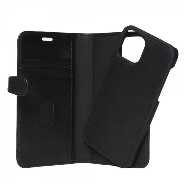 Buffalo iPhone 12/iPhone 12 Pro Kotelo Buffalo Irrotettava kuori Musta
