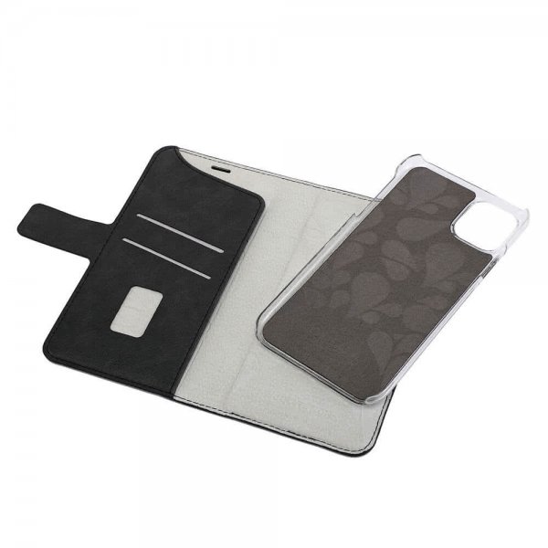 Onsala iPhone 12/iPhone 12 Pro -kotelo Fashion Edition, irrotettava kuori, Midnight Black