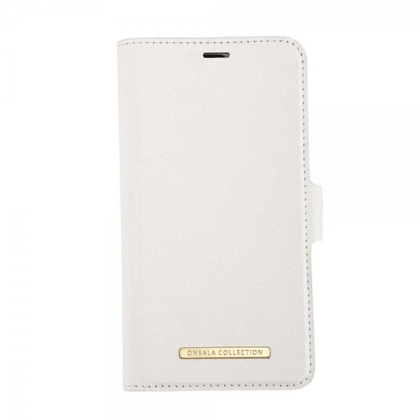 Onsala iPhone 12/iPhone 12 Pro Kotelo Fashion Edition Irrotettava Kuori Saffiano White