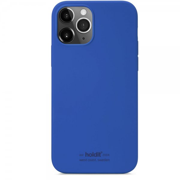 holdit iPhone 12/iPhone 12 Pro Silikonikuori Royal Blue