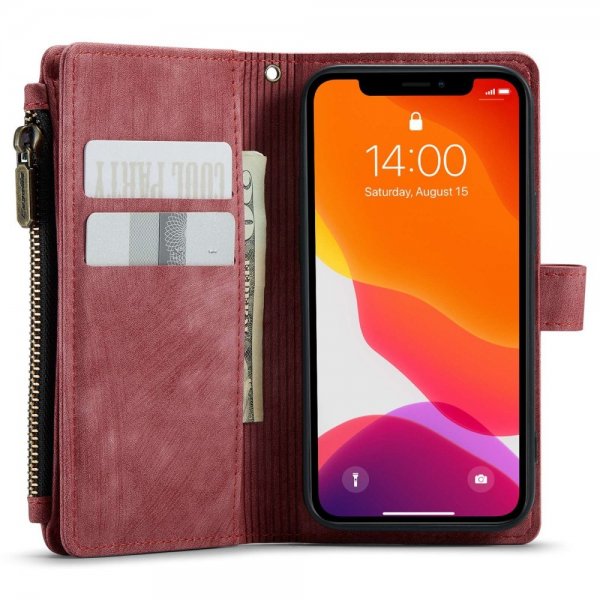 CaseMe iPhone 12 Mini -suojakuori C30-sarja Punainen