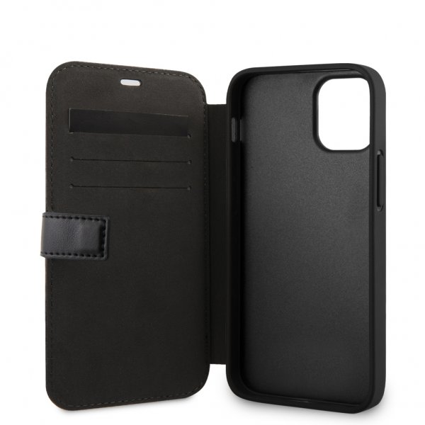 BMW iPhone 12 Mini Kotelo Dynamic Carbon Musta