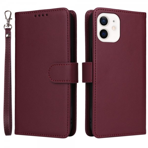 Betopnice iPhone 12 Mini Kotelo Irrotettavalla Kuorella 005 Punainen