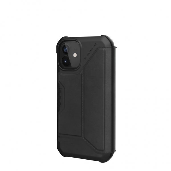 Urban Armor Gear (UAG) iPhone 12 Mini Kotelo Metropolis Leather Musta