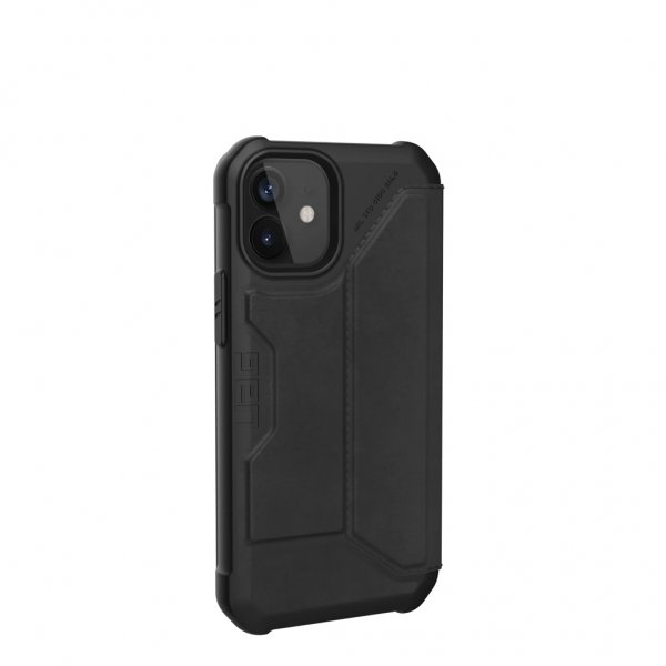 Urban Armor Gear (UAG) iPhone 12 Mini Kotelo Metropolis Leather Musta