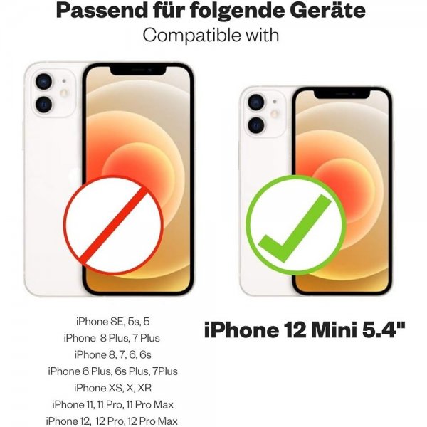 Kavaj iPhone 12 Mini Kotelo Miami Musta