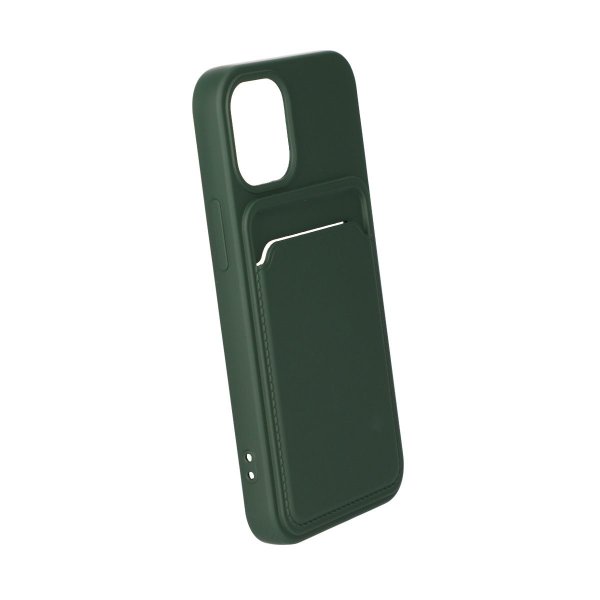 iPhone 12 Mini Kuori Korttipidike Vihreä