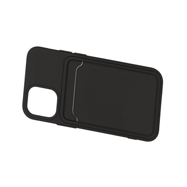 iPhone 12 Mini Kuori Korttiteline Musta