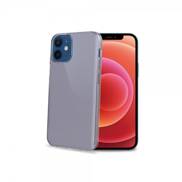 Celly iPhone 12 Mini -kuori GELSKIN Läpinäkyvä