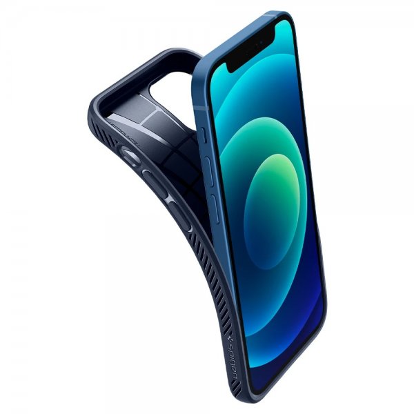 Spigen iPhone 12 Mini Kuori Liquid Air Navy Blue