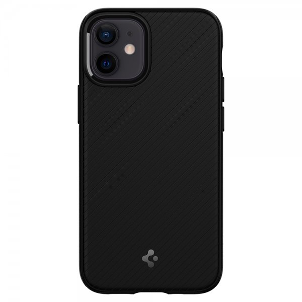 Spigen iPhone 12 Mini Kuori Mag Armor Matta Musta