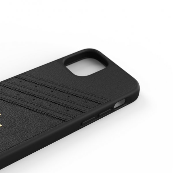 Adidas iPhone 12 Mini Kuori Moulded Case PU Premium Musta
