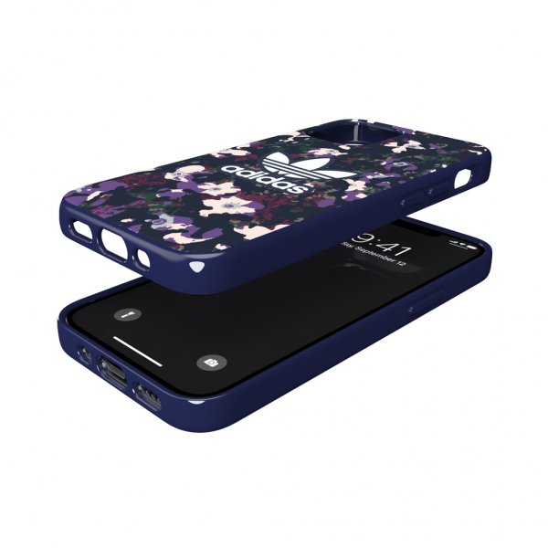 Adidas iPhone 12 Mini Kuori Snap Case Graphic AOP Collegiate Navy/Active Purple