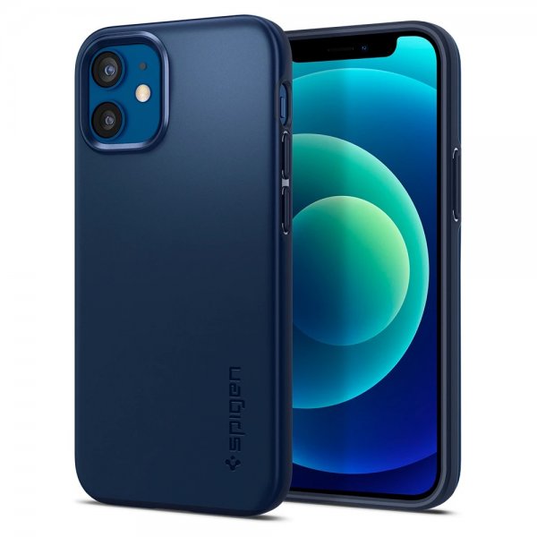 Spigen iPhone 12 Mini Kuori Thin Fit Navy Blue