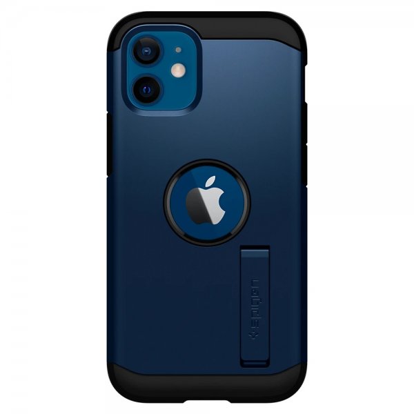 Spigen iPhone 12 Mini Suojakuori Tough Armor Navy Blue
