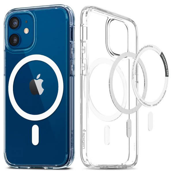 Spigen iPhone 12 Mini Kuori Ultra Hybrid Mag Valkoinen