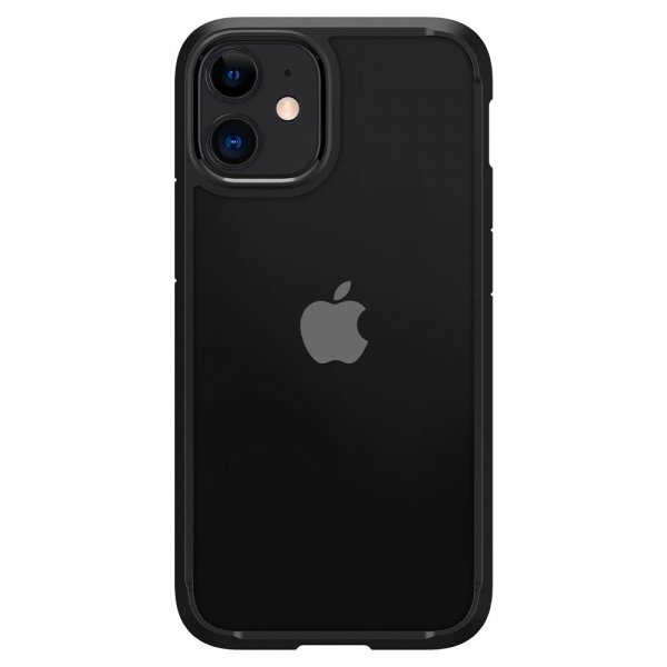 Spigen iPhone 12 Mini Kuori Ultra Hybrid Matta Musta