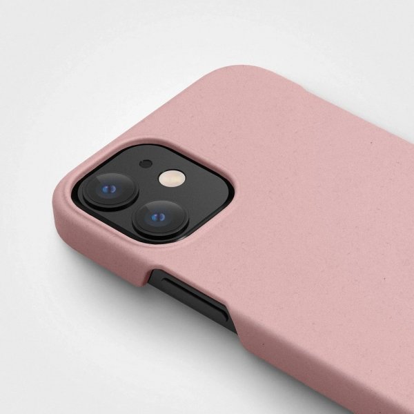 agood company iPhone 12 Mini Kotelo Kasvipohjainen Dusty Pink
