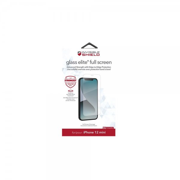 ZAGG InvisibleShield iPhone 12 Mini -näytönsuoja Glass Elite