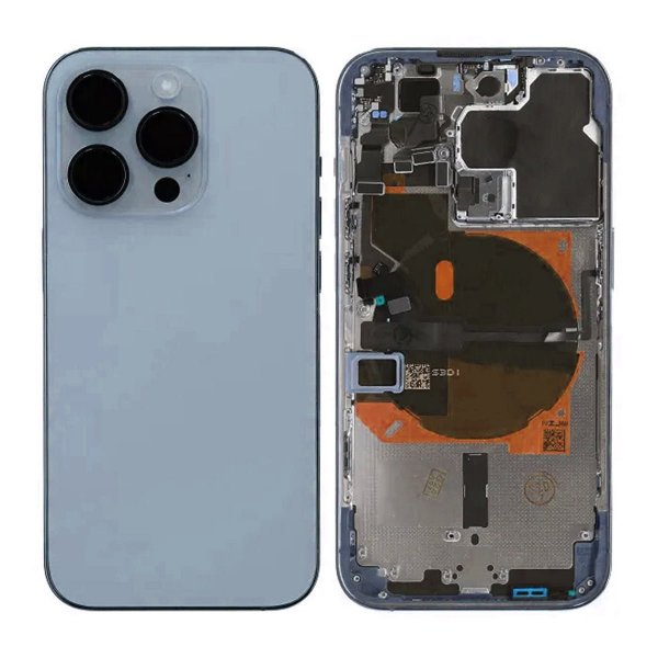 iPhone 12 Pro Takaosa ja Koko Runko OEM - Sininen