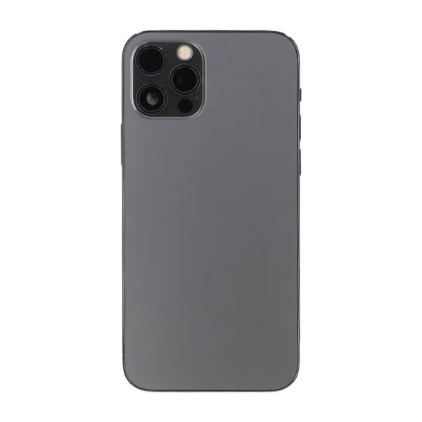 iPhone 12 Pro Takaosa ja Täydellinen Kehys OEM - Grafiitinharmaa
