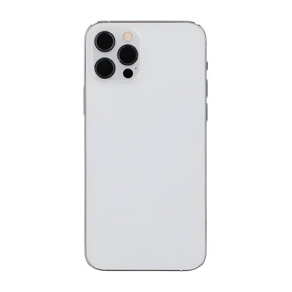 iPhone 12 Pro Takaosa ja Täydellinen Kehys OEM - Valkoinen