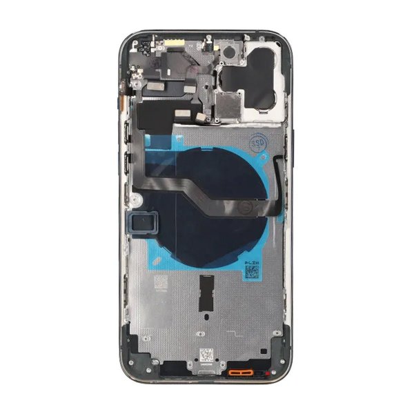 iPhone 12 Pro Max Takalasi täydellä kehyksellä OEM - Sininen