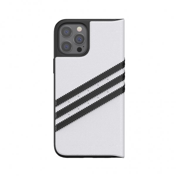 Adidas iPhone 12 Pro Max suojakotelo Booklet Case, valkoinen