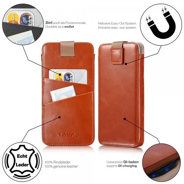Kavaj iPhone 12 Pro Max Kuori Miami Ruskea