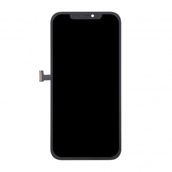 iPhone 12 Pro Max kova OLED-näyttö korkealaatuinen musta (DD-merkki)