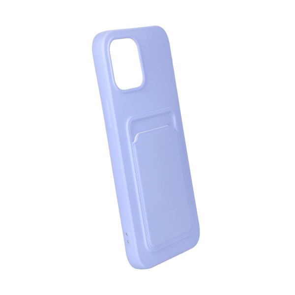 iPhone 12 Pro Max Suojakuori Korttipidike Violetti